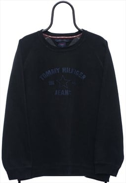 Vintage Tommy Hilfiger Black Sweatshirt Womens