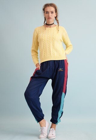 90'S RETRO ATHLEISURE SPORTS TRACKSUIT BOTTOMS