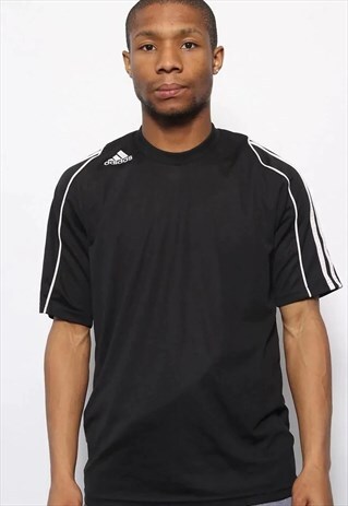 VINTAGE ADIDAS LOGO T-SHIRT BLACK
