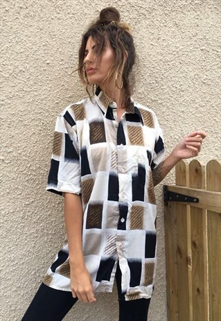 OVERSIZED RETRO 90S 80S VINTAGE UNISEX FESTIVAL SHIRT