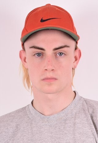 NIKE MENS VINTAGE CAP ONE SIZE ORANGE 90S