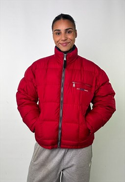 Red 90s Helly Hansen Puffer Jacket Coat