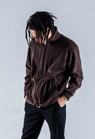 VINTAGE CHAMPION FLEECE IN BROWN
