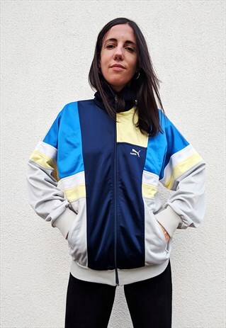 VINTAGE PUMA ZIP UP TRACK JACKET