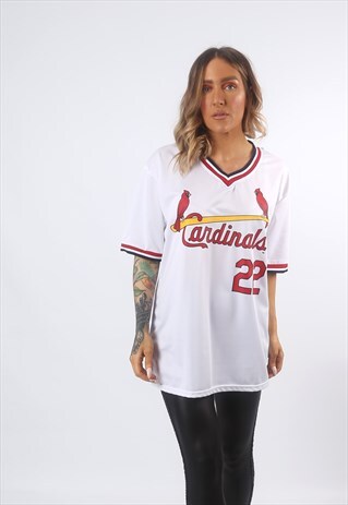 NFL OVERSIZED T-SHIRT SPORT JERSEY TOP BASEBALL UK 16 (6DD)