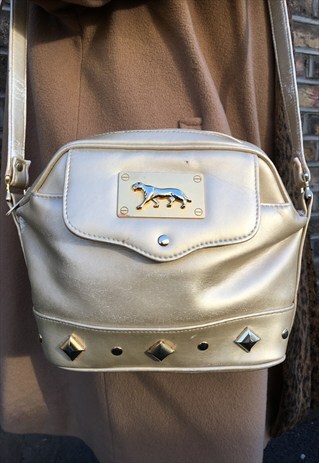 VINTAGE GOLD HANDBAG
