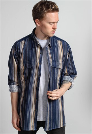 VINTAGE OVERSIZED CORDUROY SHIRT