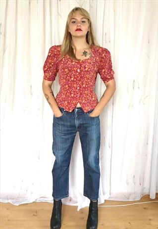 BLUE STRAIGHT FIRM VINTAGE LEVIS JEANS