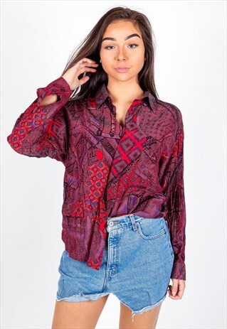 VINTAGE PATTERN SHIRT S1223
