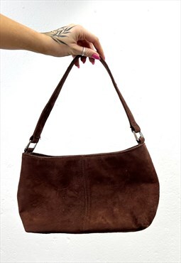 Vintage Y2k Brown Shoulder Handbag