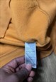 VINTAGE WOMENS GAP YELLOW PULLOVER HOODIE