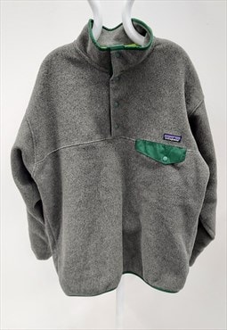 Large Grey Patagonia Synchilla Fleece 