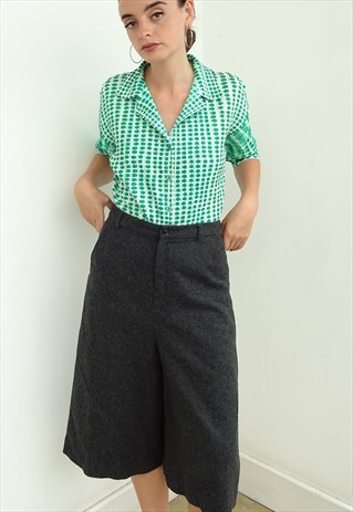VINTAGE Y2K, WOOL CULOTTES