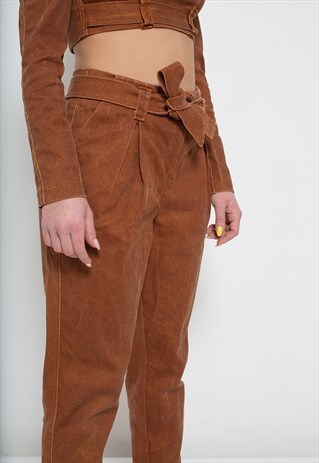 GRUNGE RUST TWO PIECE DENIM SUIT