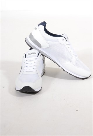 VINTAGE KAPPA TITANO SNR 81 TRAINERS WHITE UK 12 BV7182