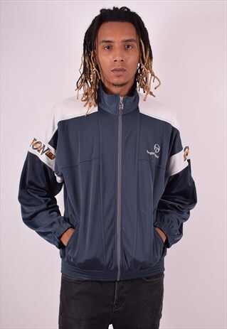 SERGIO TACCHINI MENS VINTAGE TRACKSUIT TOP JACKET LARGE 90S