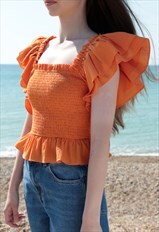 Kayla Orange Top