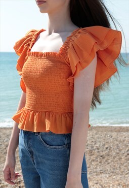 Kayla Orange Top