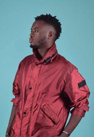 VINTAGE DARK RED HUGO BOSS JACKET