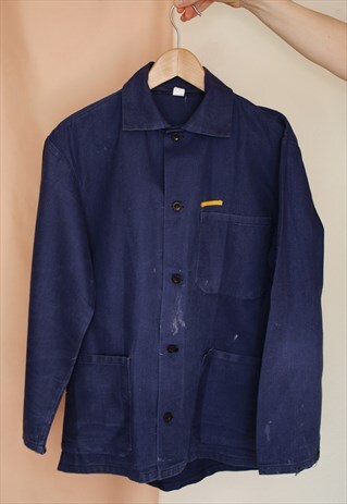 NAVY WORKWEAR CHORE JACKET
