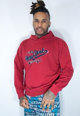 CHAMPION RED HOODIE