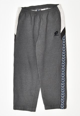 VINTAGE LOTTO TRACKSUIT TROUSERS GREY