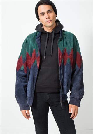 VINTAGE BOMBER SUEDE JACKET / S189