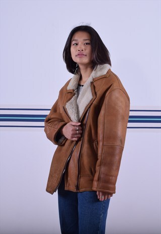 VINTAGE TAN FLIGHT JACKET