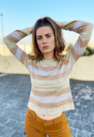 VINTAGE 70S MISSONI LONG SLEEVE TOP