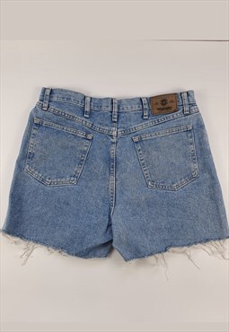 Vintage WRANGLER Stonewash Denim Cut-Off Shorts 36"