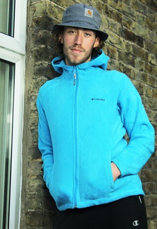 RETRO / 90'S / COLUMBIA / BLUE HOODIE