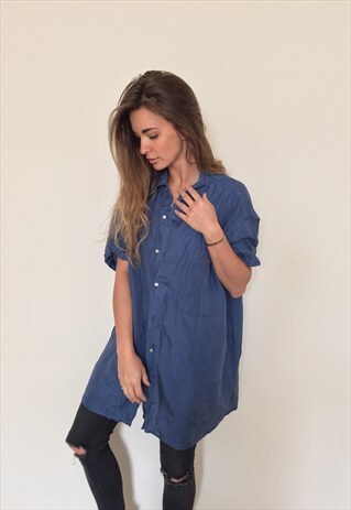 CRAZY PATTERNED VINTAGE RETRO FESTIVAL OVERSIZED SHIRT