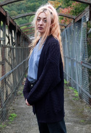 90S ADIDAS GRUNGE CARDIGAN