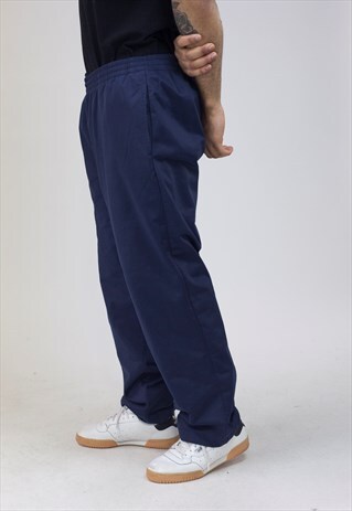 VINTAGE 90S KAPPA NAVY TRACKSUIT BOTTOMS