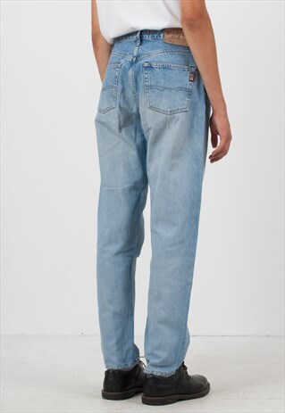VINTAGE BLUE BIG STAR DENIM JEANS