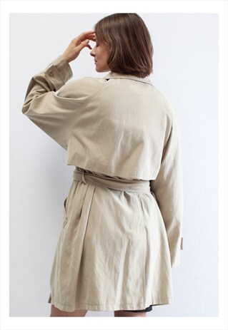 VINTAGE OVERSIZED TRECH COAT