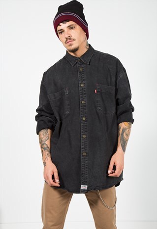 VINTAGE 80'S LEVI'S DENIM SHIRT / 0092 / 900