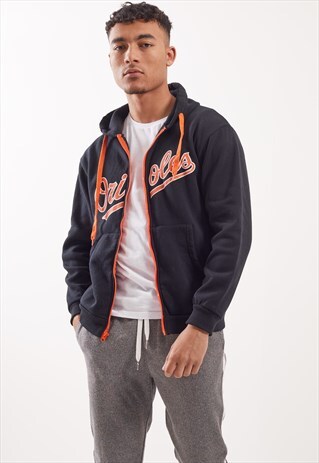 VINTAGE BALTIMORE ORIOLES ZIP-UP HOODIE