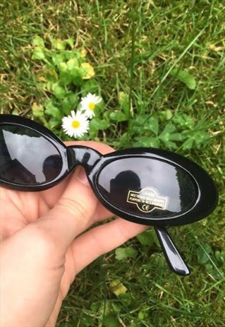 WOMENS VINTAGE STYLE BLACK FESTIVAL KURT COBAIN SUNGLASSES