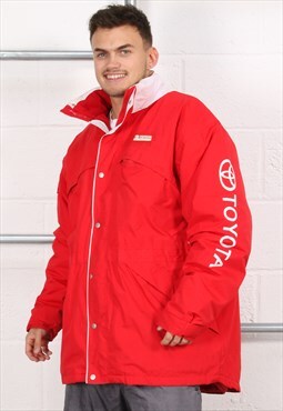 Vintage Helly Hansen Jacket in Red Windbreaker Rain Coat XL