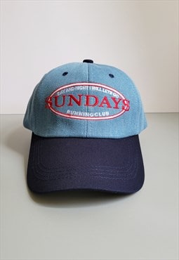 Blue American Style Baseball Cap Summer Style