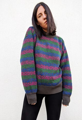 RARE MISSONI VINTAGE PATTERNED KNIT JUMPER