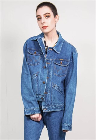 WRANGLER VINTAGE 70'S BLUE DENIM JACKET