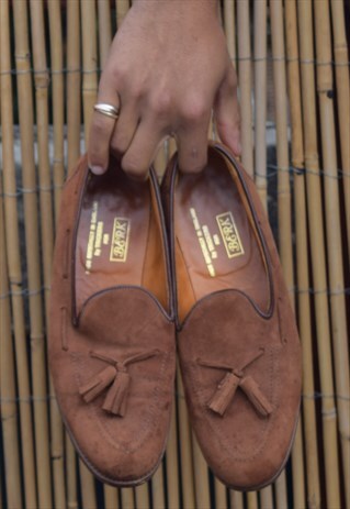 SUEDE VINTAGE MOCCASIN UK 7.5