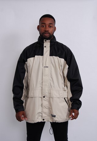 VINTAGE K-WAY WATERPROOF RAIN JACKET