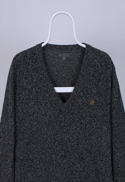 Acne Studios jeans vintage sweater v knit wool L gray