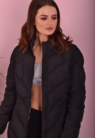 BLACK TOMMY HILFIGER PADDED JACKET GRH2001