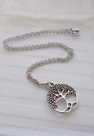 SILVER TREE OF LIFE NECKLACE