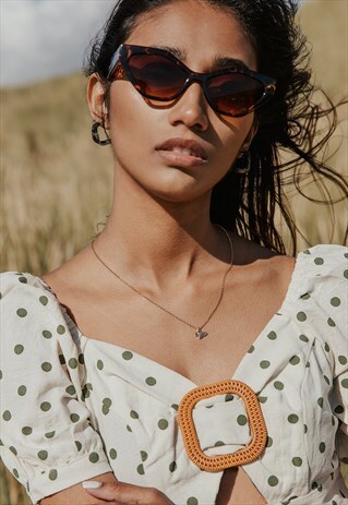 THICK DIAMOND FRAME SUNGLASSES