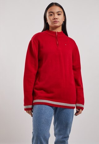 VINTAGE TOMMY HILFIGER 1/4 ZIP JUMPER